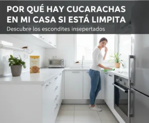 Por qué hay cucarachas en mi casa si está limpia