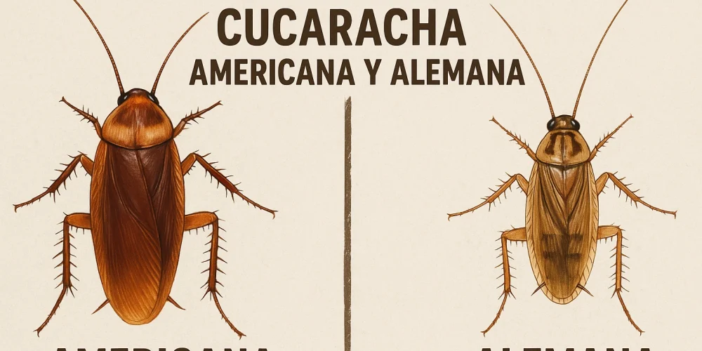 Diferencia entre cucaracha americana y alemana Diferencia entre cucaracha americana y alemana