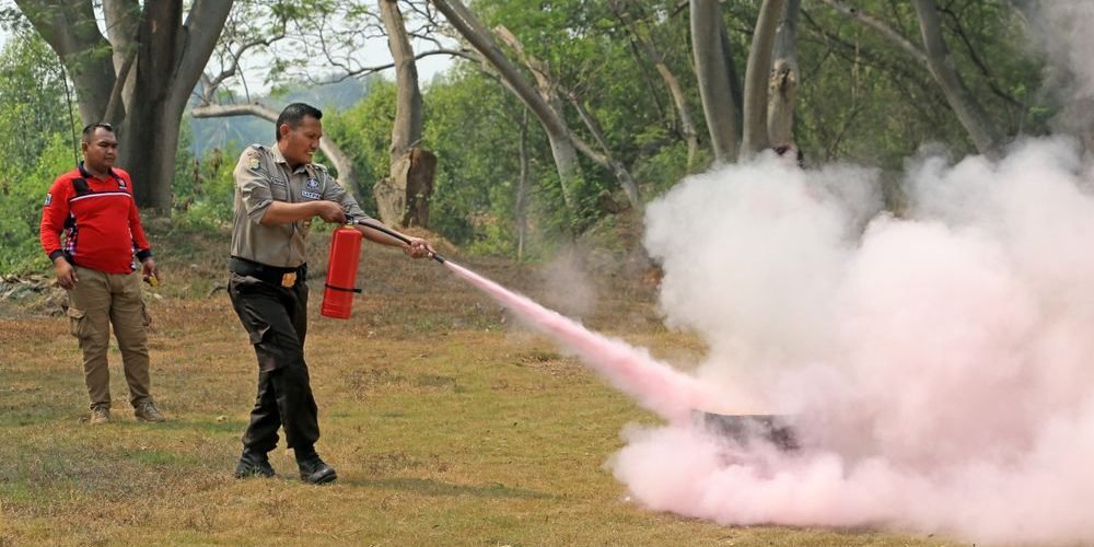 cómo usar un extintor
